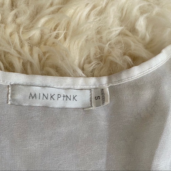 MINKPINK Layered Lace Tank Top Small - Picture 4 of 7